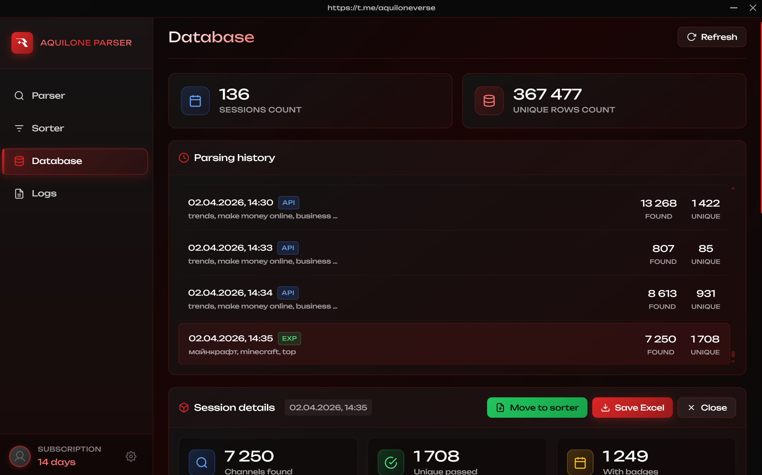 Database