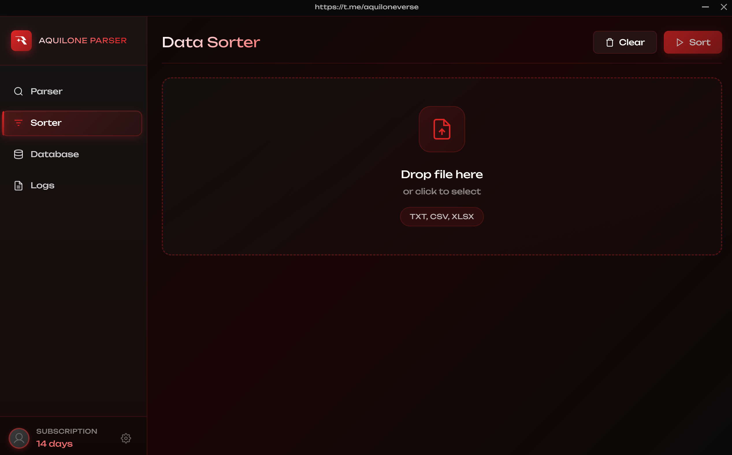 Sorter